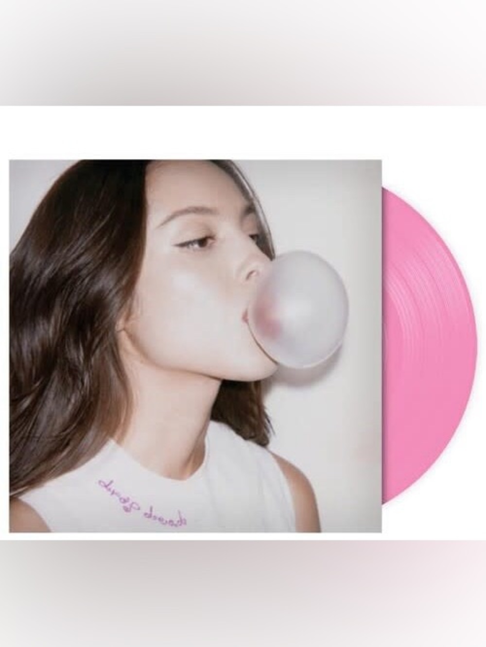 Olivia Rodrigo - drop dead 7-Inch vinyl single, Chewing Gum Pink